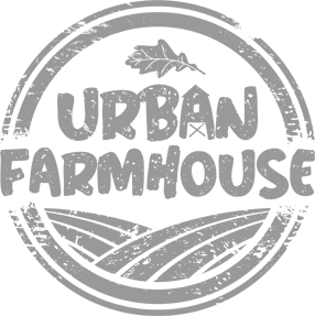 grey urban farmhouse logo